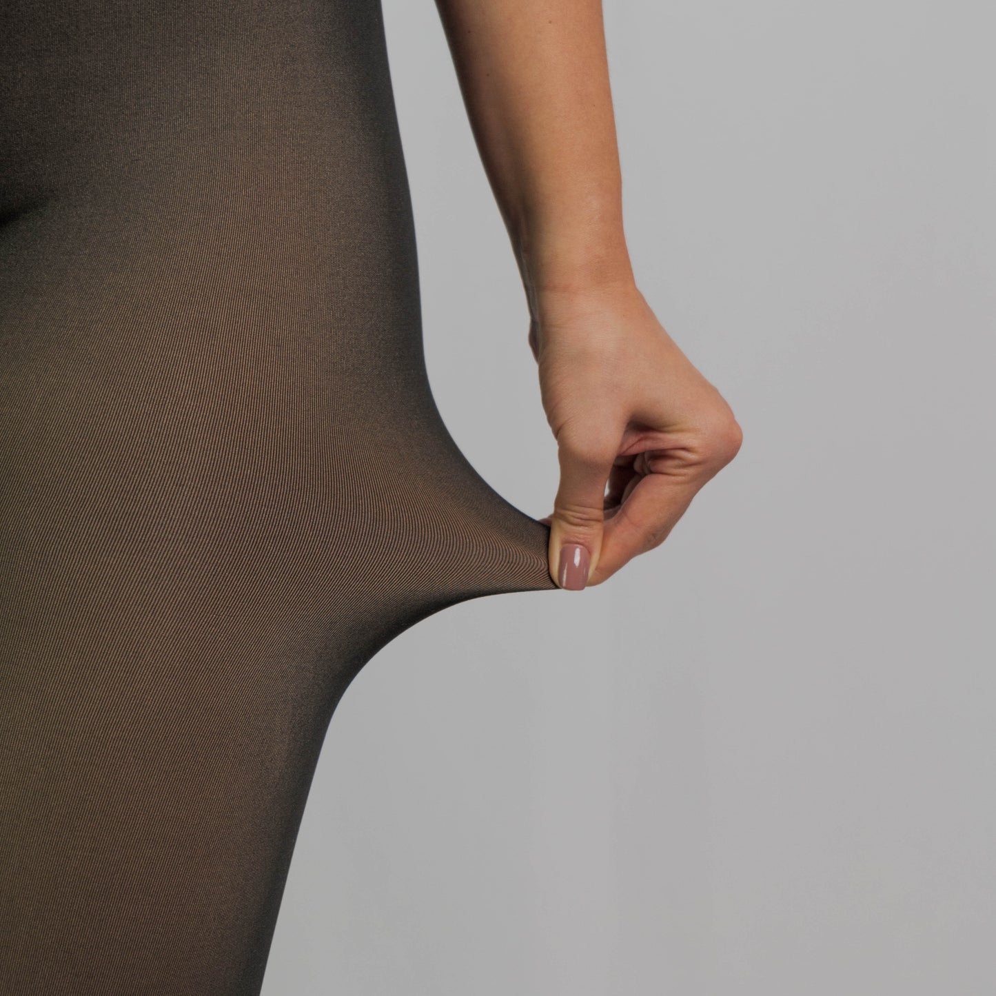 Collant Thermique Doublé en Polaire Noir